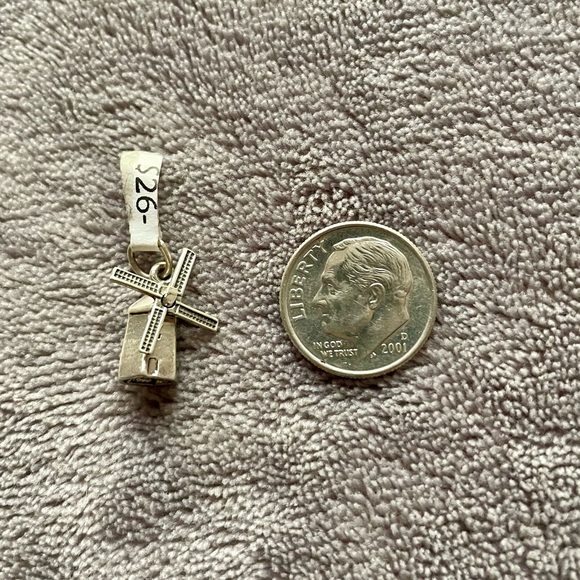 Windmill sterling silver charm - Picture 2 of 3